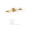 Designers Fountain Demi 24 in. 3-Light Brushed Gold Vanity Light with Artisan Cast Glass Shade for Bathrooms D318M-3B-BG - alternate 4